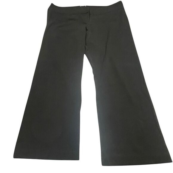 Kiyonna Black Knit Ankle Bootcut Trouser Pants N0263 - Picture 1 of 9